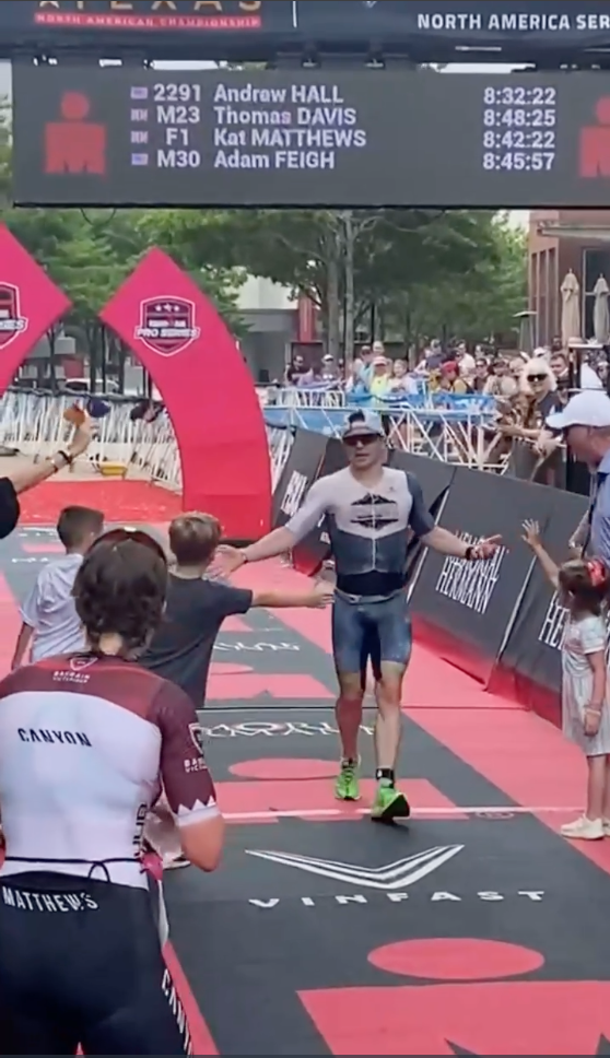 Andrew Hall Finish Line